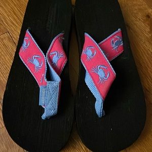 Woman’s flip flops